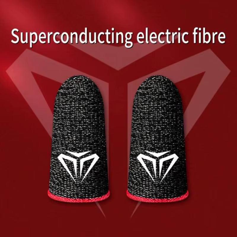 1/2/5/10/20 Pairs Mobile Game Finger Sleeve for PUBG Mobile Game anti Slip Fingertips Controller Touch Screen Finger Gloves
