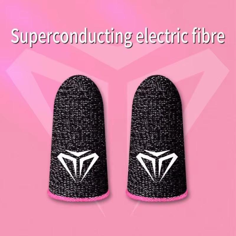 1/2/5/10/20 Pairs Mobile Game Finger Sleeve for PUBG Mobile Game anti Slip Fingertips Controller Touch Screen Finger Gloves