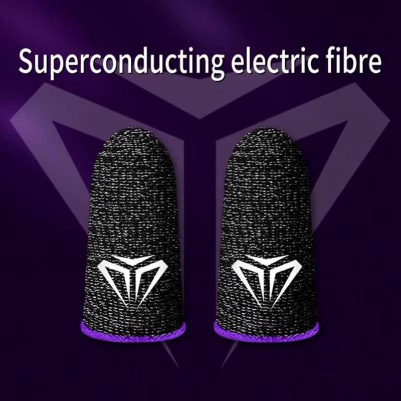 1/2/5/10/20 Pairs Mobile Game Finger Sleeve for PUBG Mobile Game anti Slip Fingertips Controller Touch Screen Finger Gloves