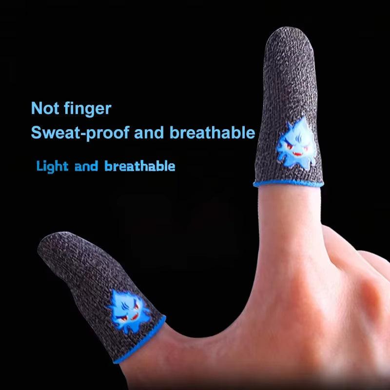 1/2/5/10/20 Pairs Mobile Game Finger Sleeve for PUBG Mobile Game anti Slip Fingertips Controller Touch Screen Finger Gloves