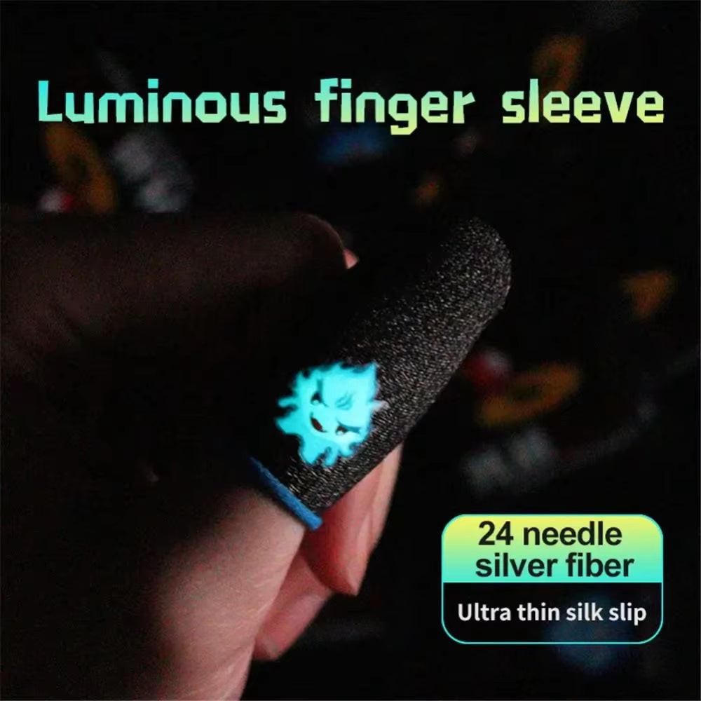1/2/5/10/20 Pairs Mobile Game Finger Sleeve for PUBG Mobile Game anti Slip Fingertips Controller Touch Screen Finger Gloves