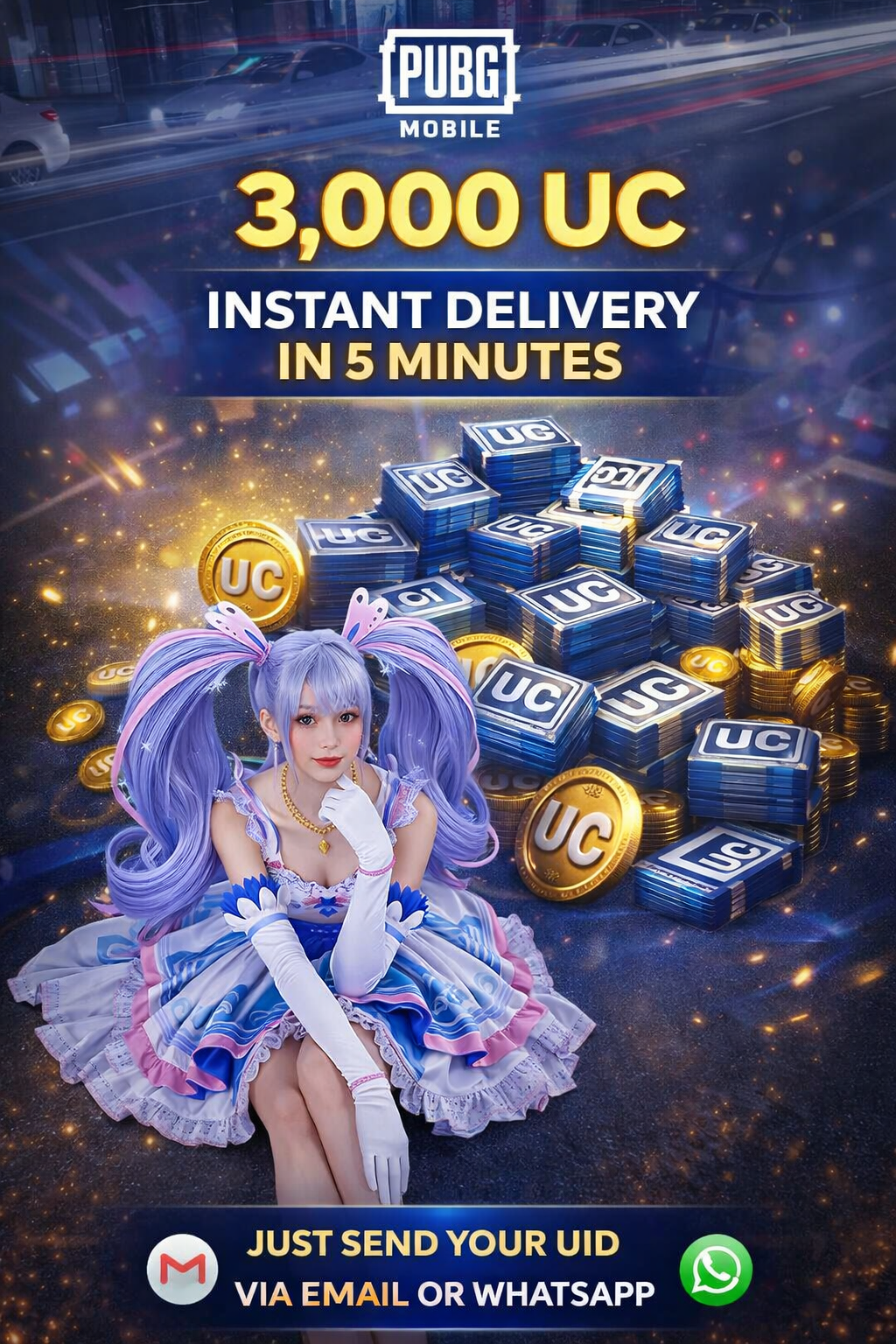 PUBG Mobile UC Top-Up (Instant Delivery).