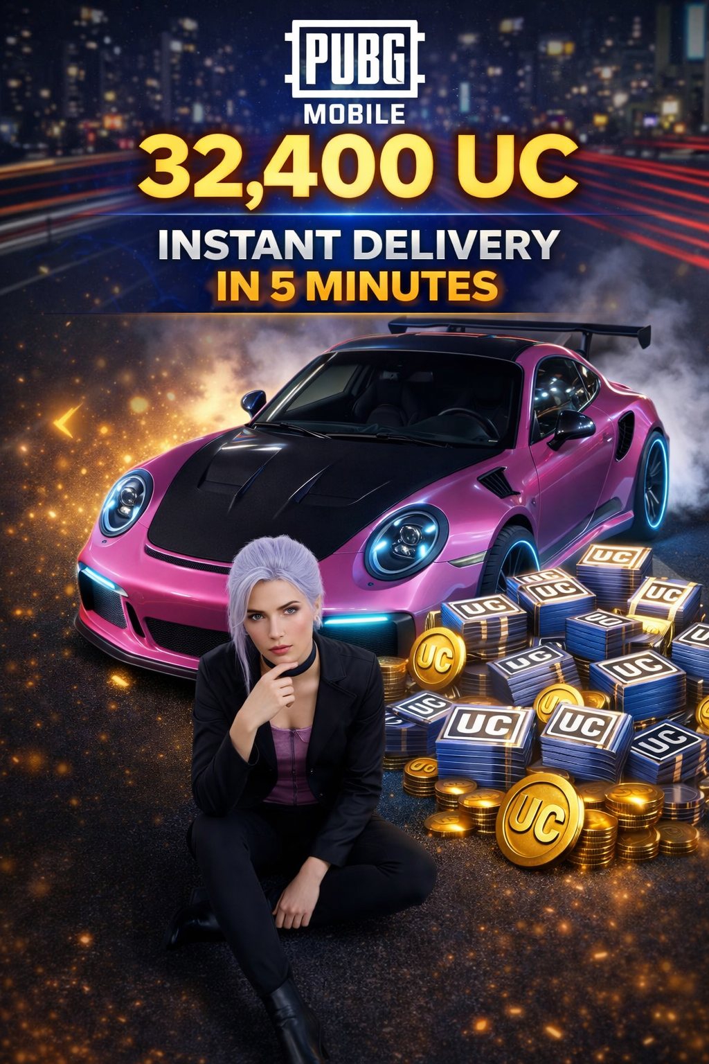 PUBG Mobile UC Top-Up (Instant Delivery).