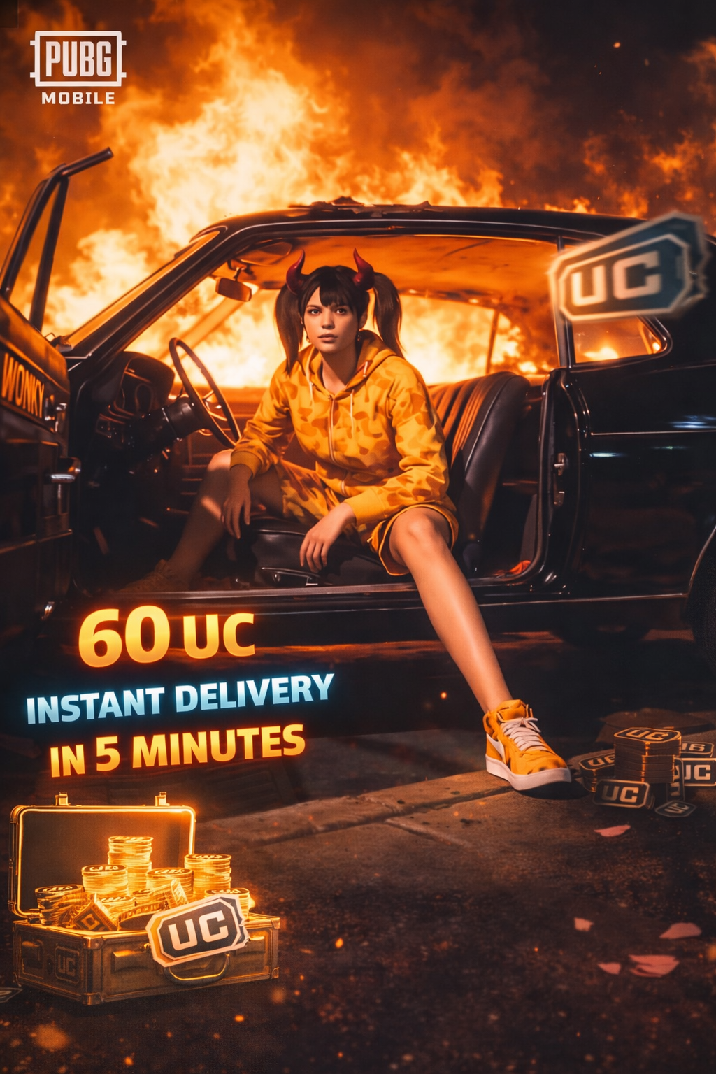 PUBG Mobile UC Top-Up (Instant Delivery).