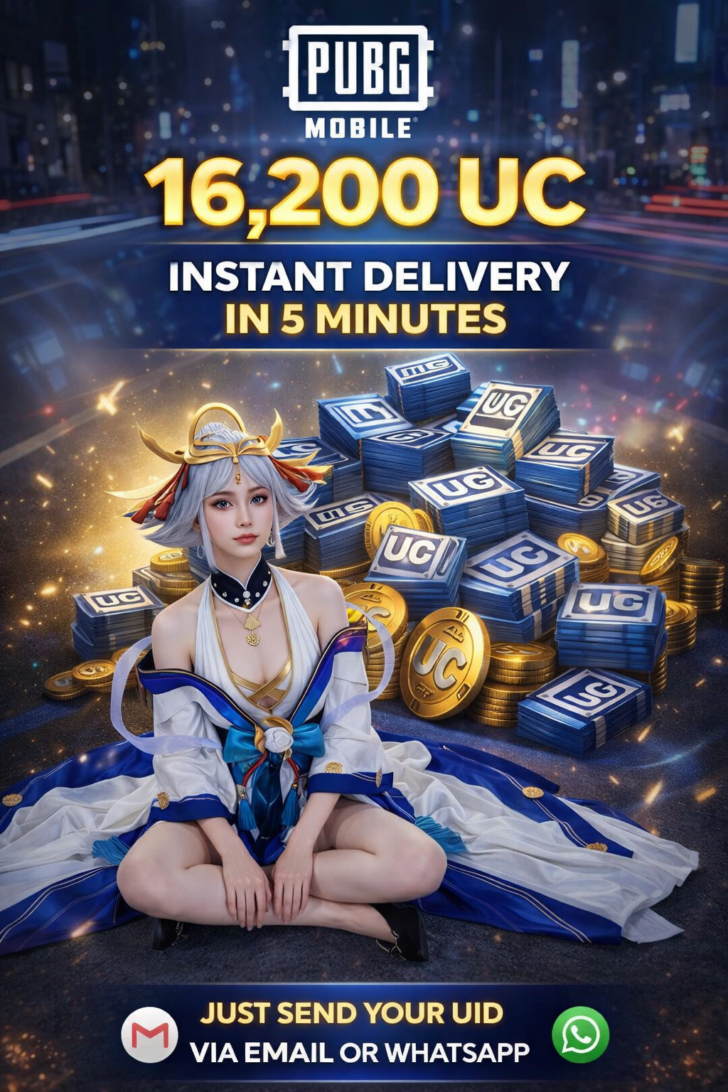 PUBG Mobile UC Top-Up (Instant Delivery).