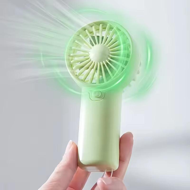 Mini Fan for Portable Handheld Use, 2026 Cute Mini Fan, Lightweight and Compact Design