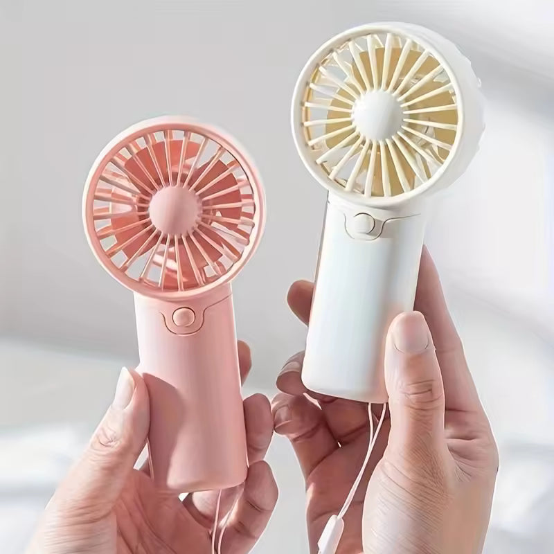 Mini Fan for Portable Handheld Use, 2026 Cute Mini Fan, Lightweight and Compact Design