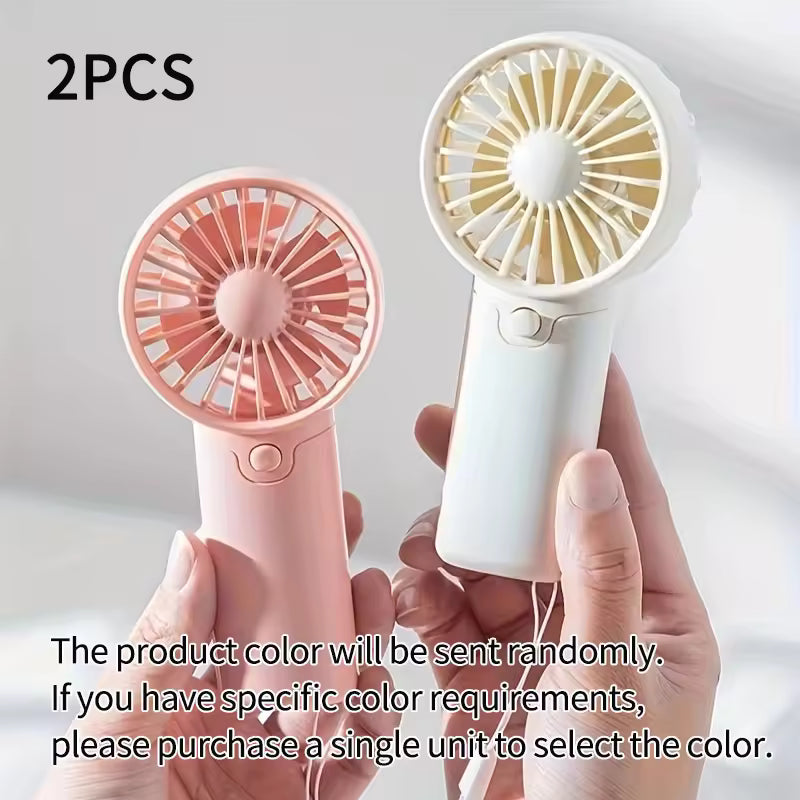 Mini Fan for Portable Handheld Use, 2026 Cute Mini Fan, Lightweight and Compact Design