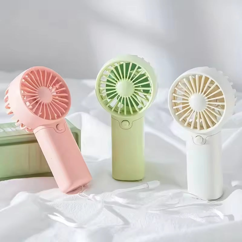 Mini Fan for Portable Handheld Use, 2026 Cute Mini Fan, Lightweight and Compact Design