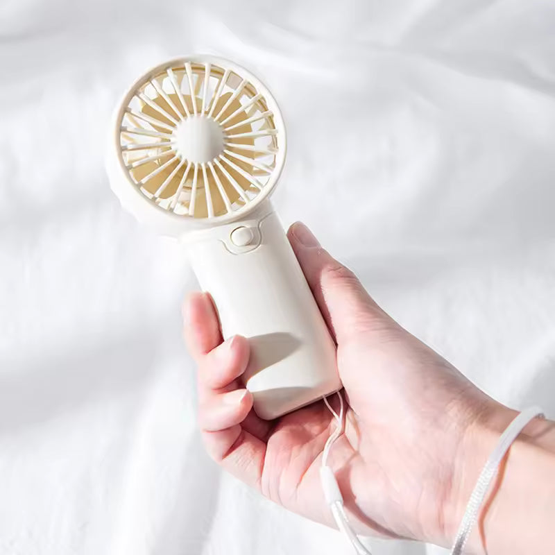 Mini Fan for Portable Handheld Use, 2026 Cute Mini Fan, Lightweight and Compact Design