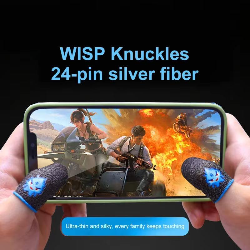 1/2/5/10/20 Pairs Mobile Game Finger Sleeve for PUBG Mobile Game anti Slip Fingertips Controller Touch Screen Finger Gloves