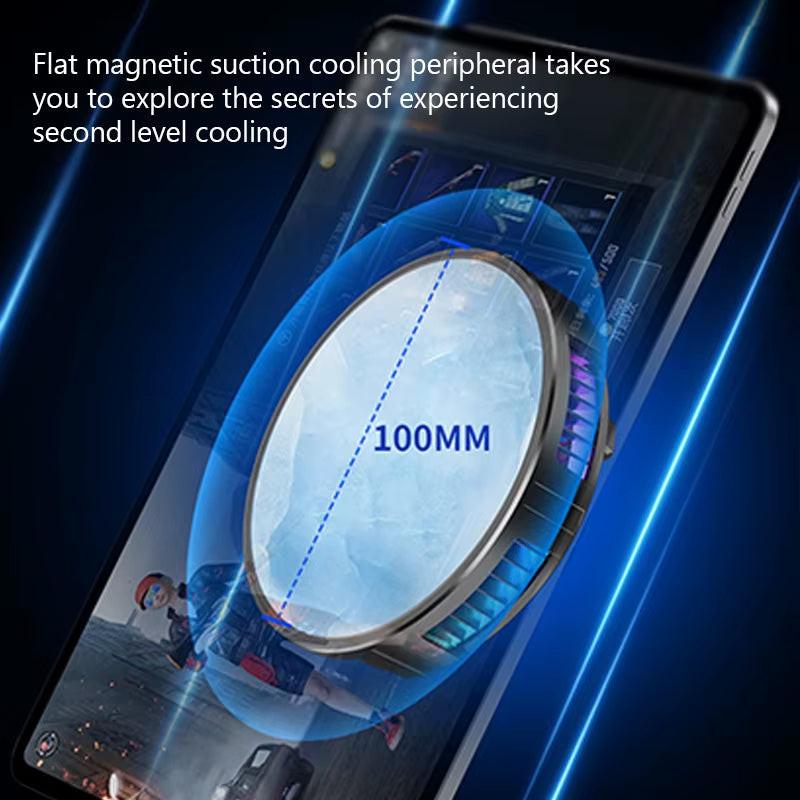 X42 Magnetic Cooling Fan for Ipad Tablet Dedicated Radiator with LED Digital Display Type C Charger Cooler for Ipad Iphone Mac